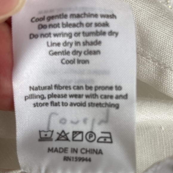 Lonely Off-white Strap Tie back Midi Dress Size 8 - Picture 10 of 11